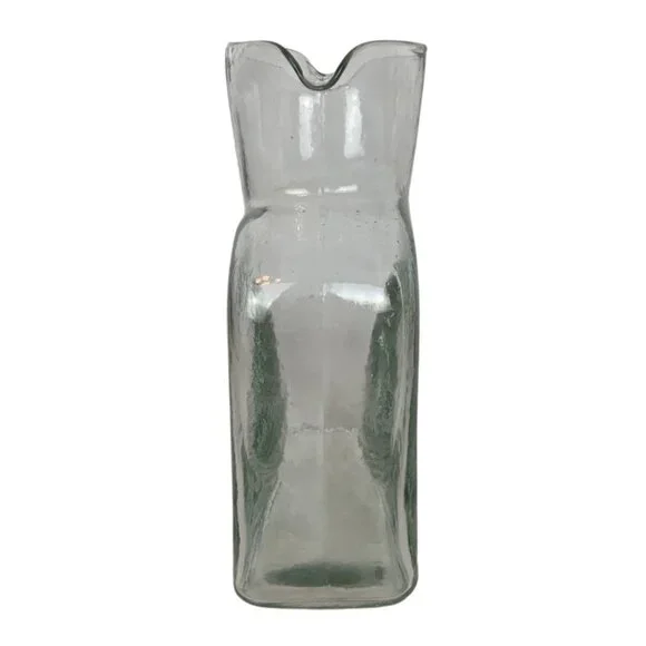 Blenko Glass 384 Crystal Double Spout Water Pitcher Carafe Decanter Mid Century - Picture 2 of 6